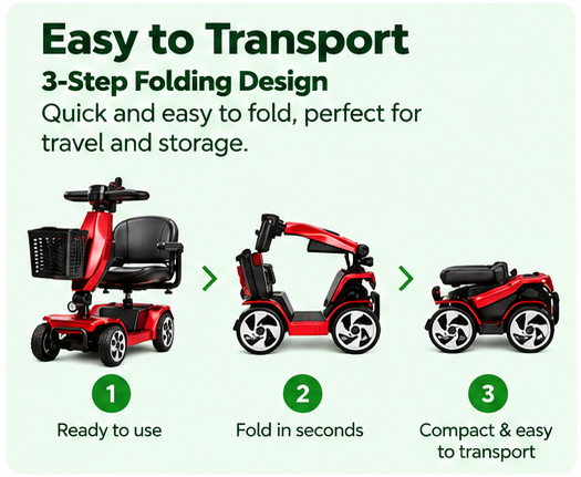 Aluguel de Scooter de Mobilidade – 4 Rodas